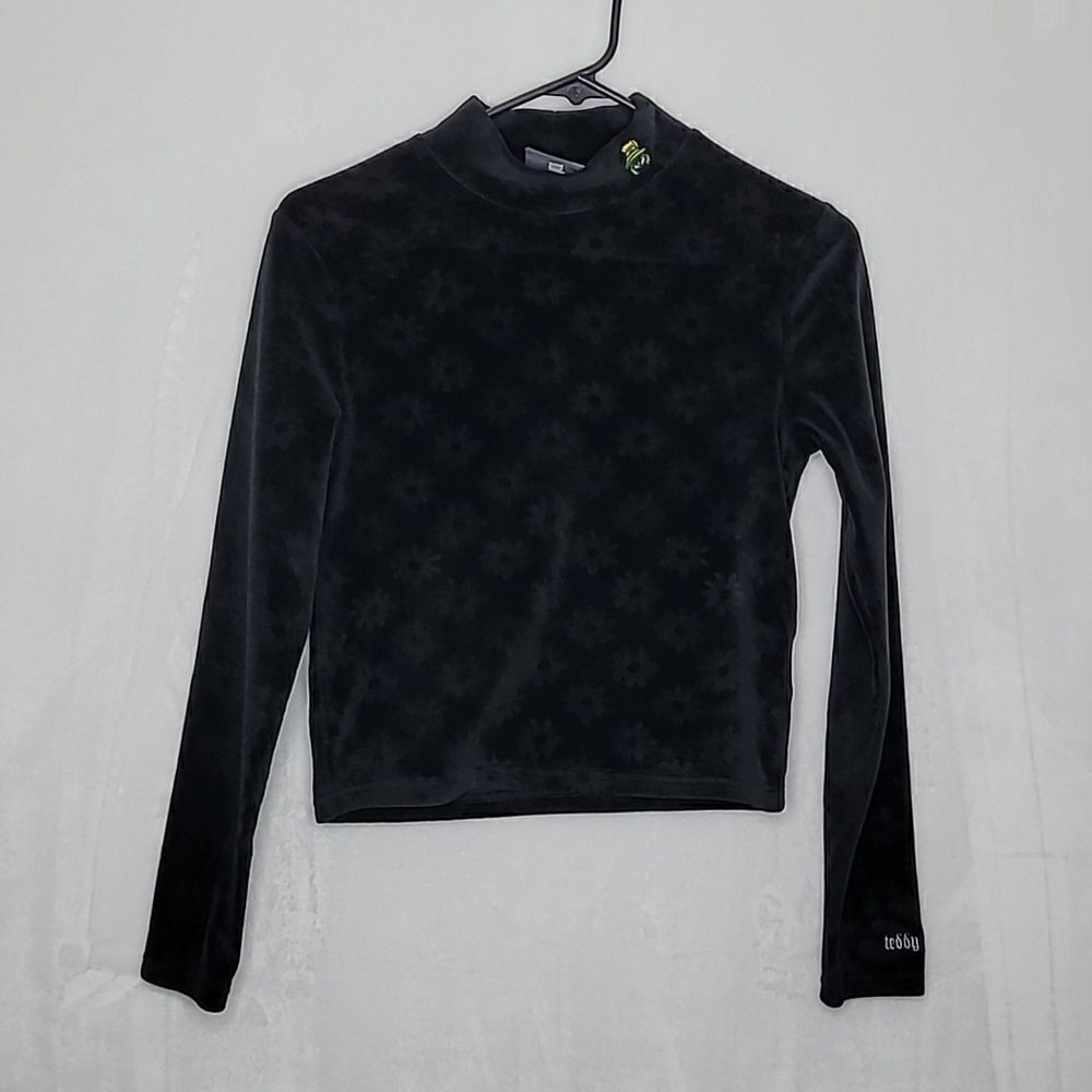 Looney Tunes X Teddy Fresh Marvin the Martian Velour Long Sleeve Top Size Medium